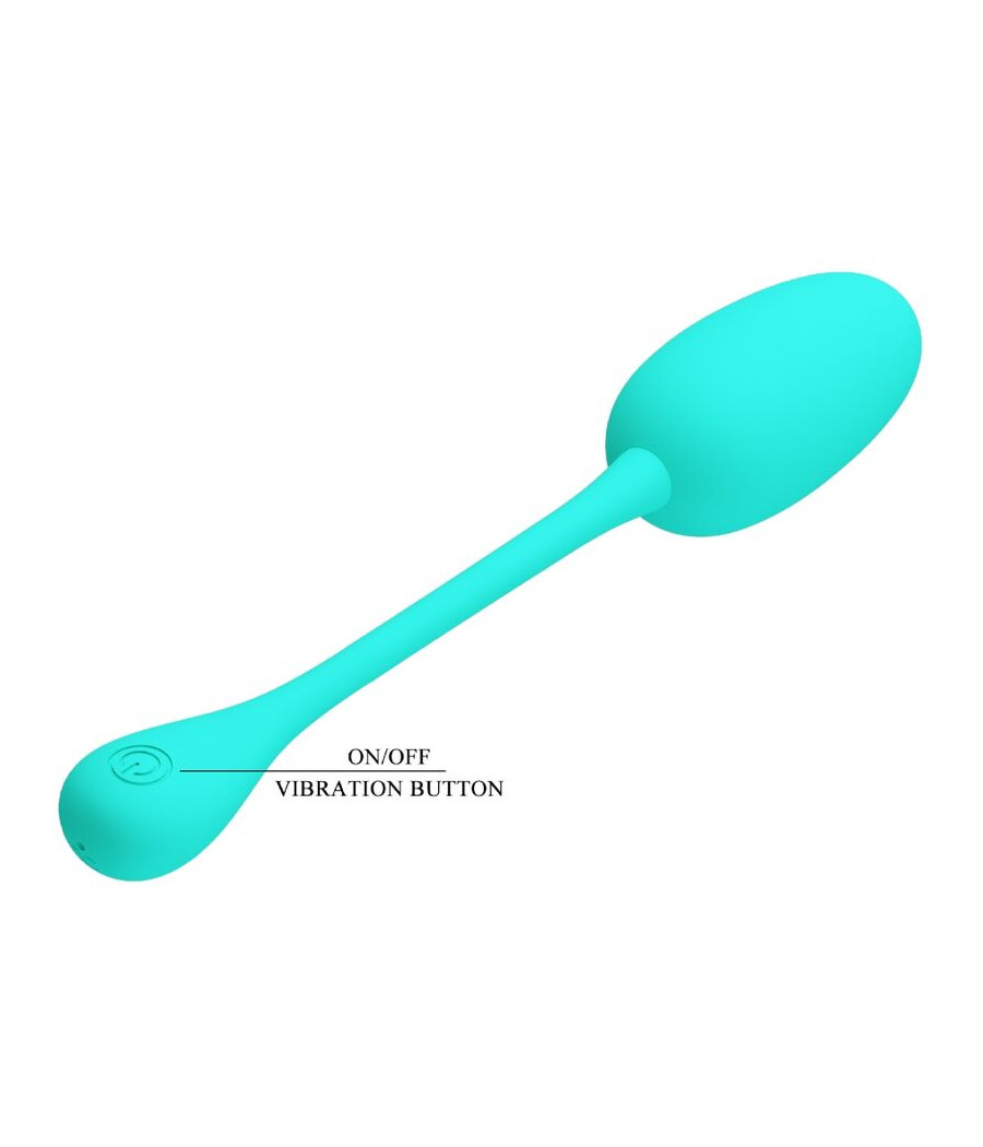 PRETTY LOVE - UOVO VIBRANTE RICARICABILE KNUCKER VERDE ACQUA