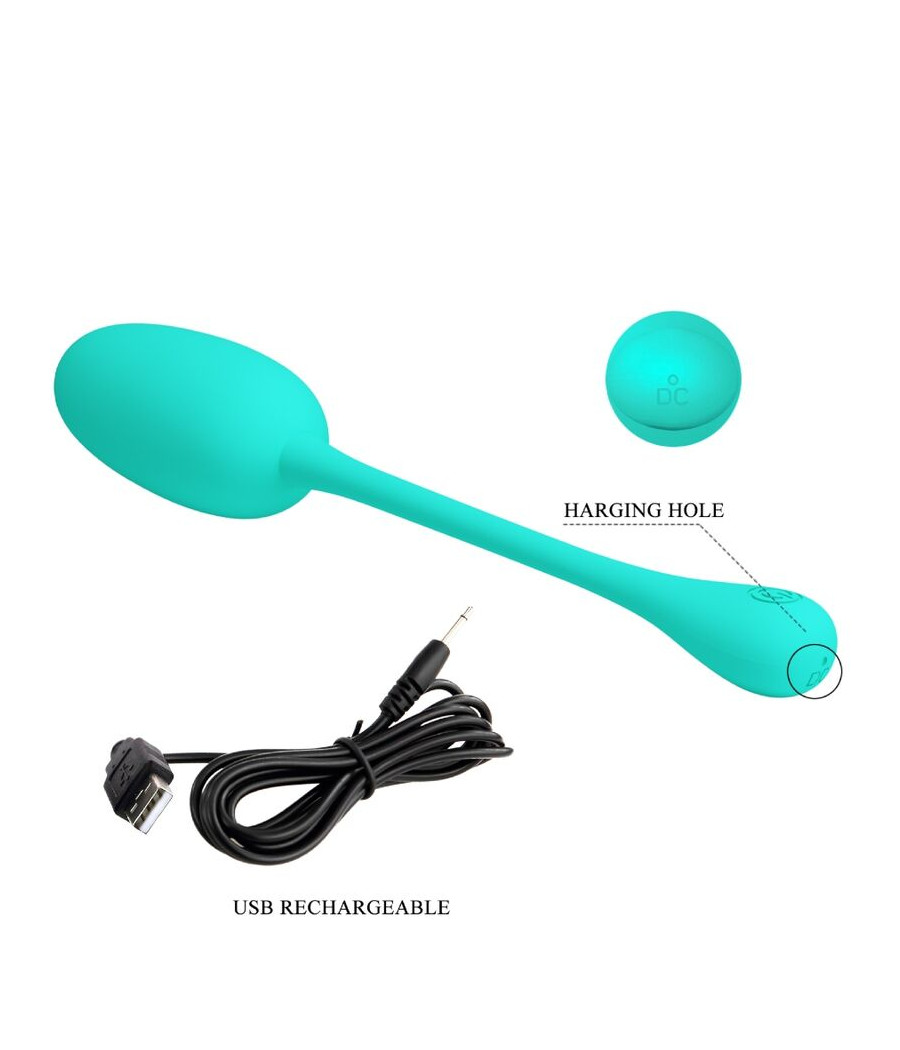 PRETTY LOVE - OEUF VIBRANT RECHARGEABLE KNUCKER VERT DEAU