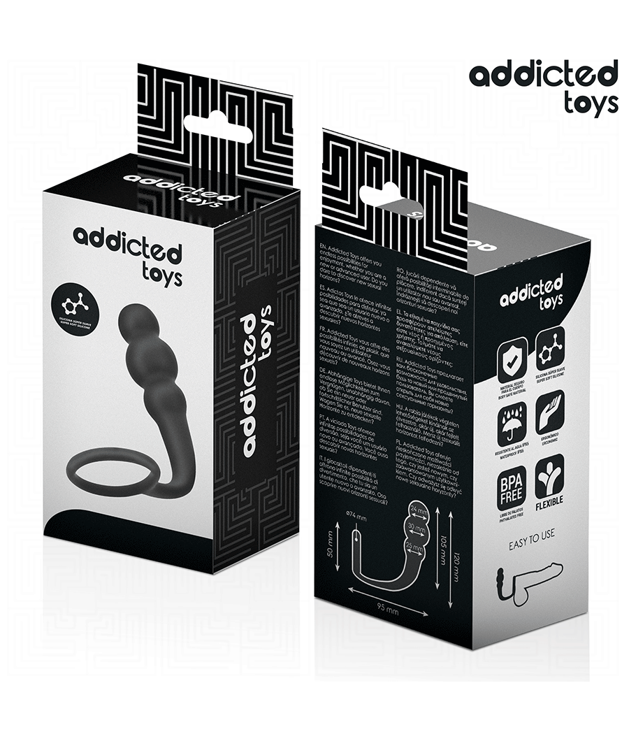 ADDICTED TOYS - PLUG ANAL AVEC ANNEAU MODÈLE 1