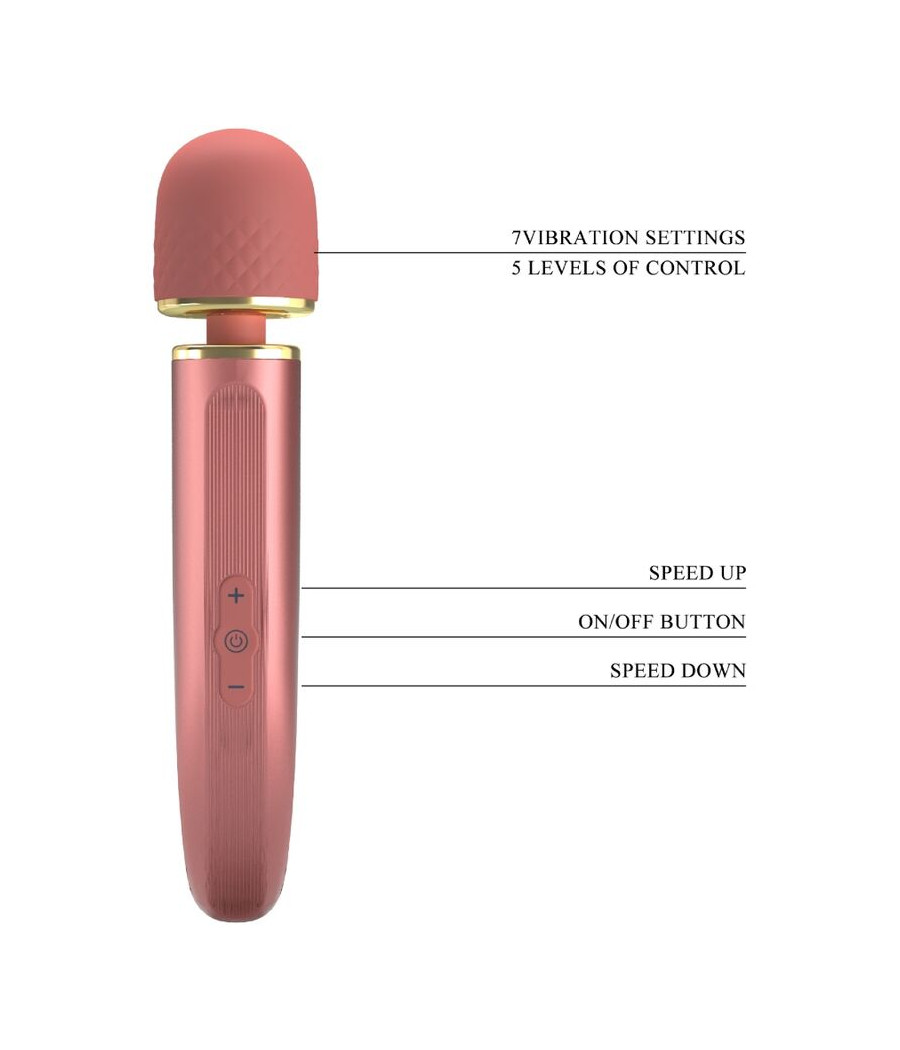 PRETTY LOVE - MASSAGER 7 MODOS DE VIBRAO ROSA