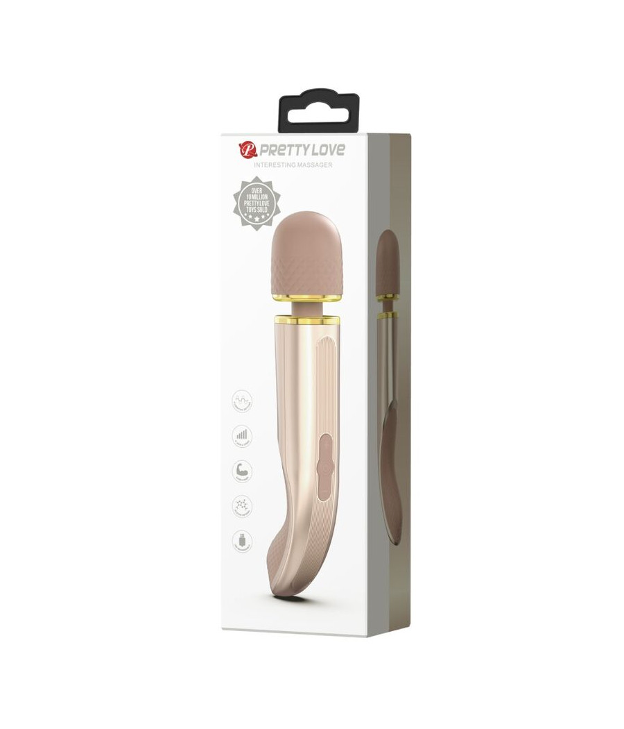 PRETTY LOVE - MASSAGER 7 VIBRATIONSMODI CHAMPAGNER