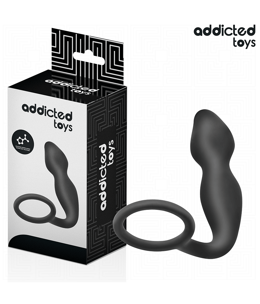 ADDICTED TOYS - PLUG ANAL CON ANILLO SILICONA MODELO 2