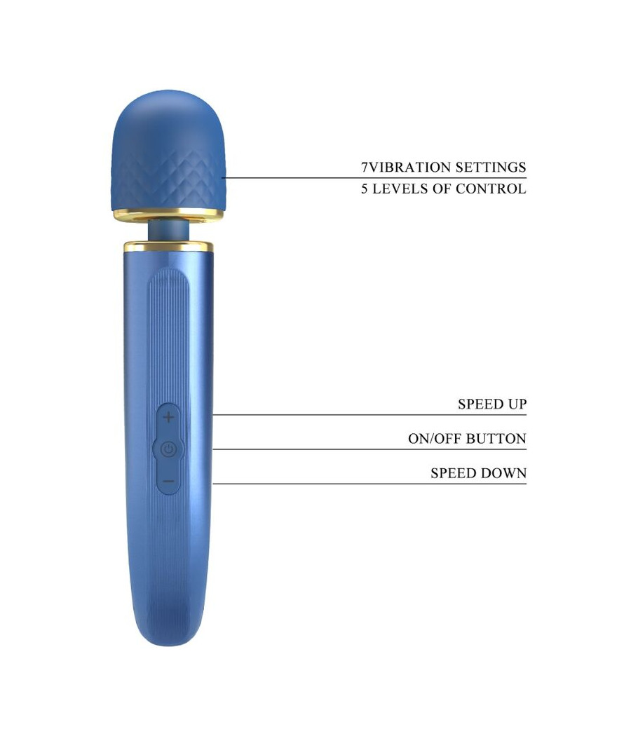 PRETTY LOVE - MASSEUR 7 MODES DE VIBRATION BLEU