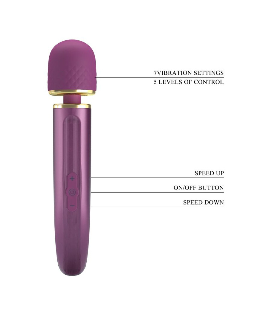 PRETTY LOVE - MASSEUR 7 MODES DE VIBRATION VIOLET
