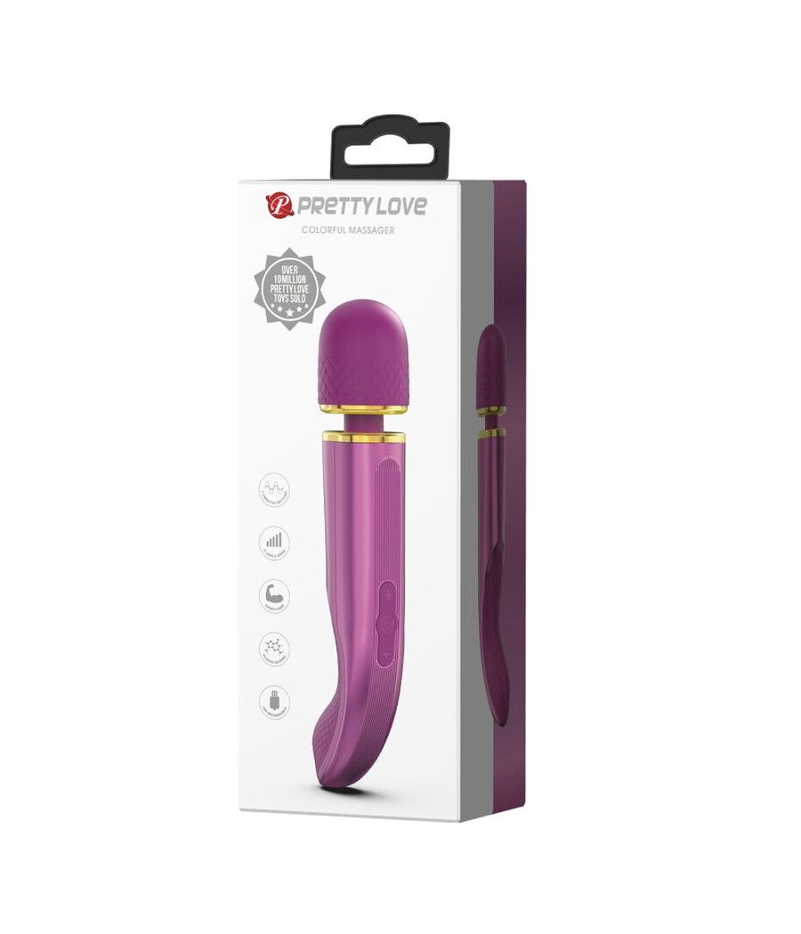 PRETTY LOVE - MASSAGER 7 MODOS DE VIBRAO ROXO