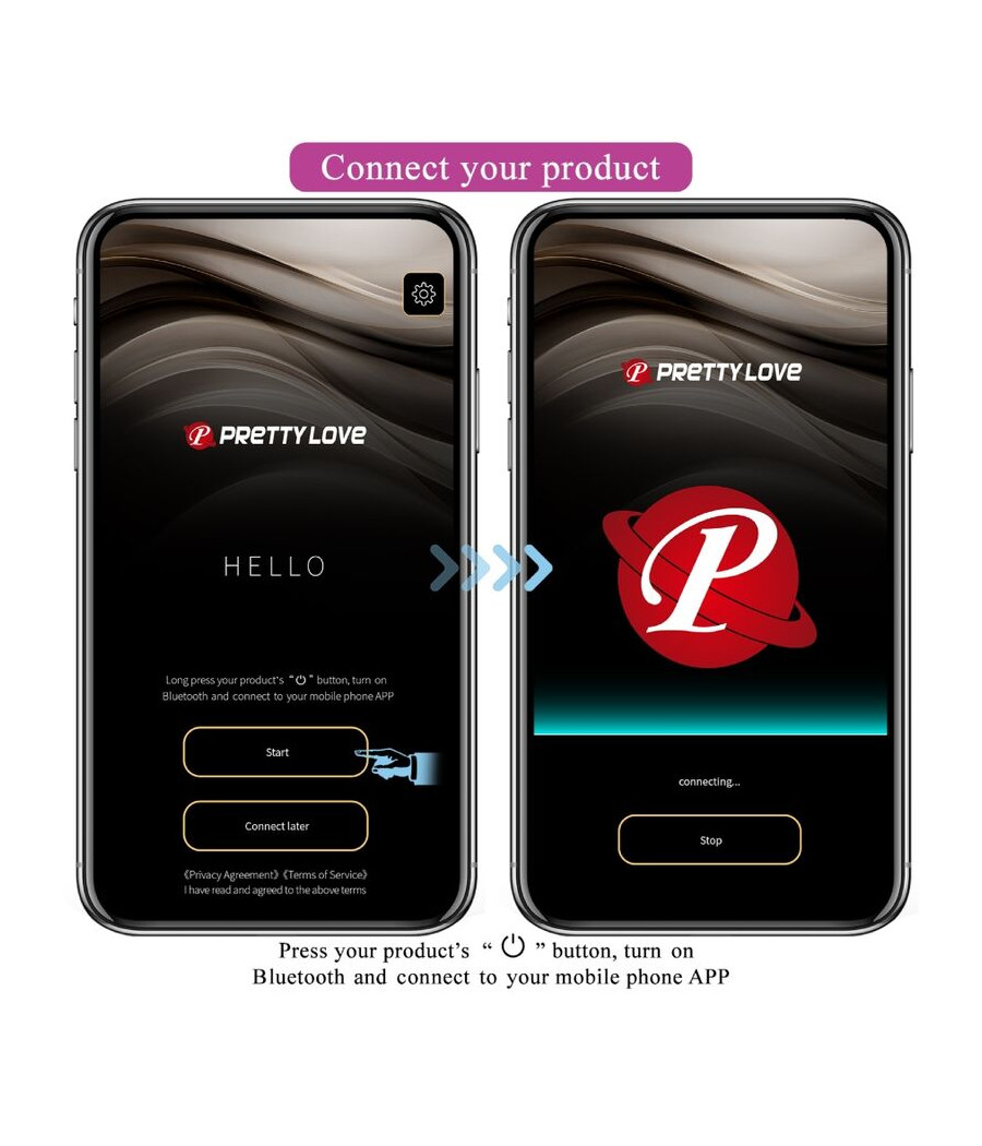 PRETTY LOVE - APP JAYLEEN VIBRATOR TELECOMANDO VIOLA