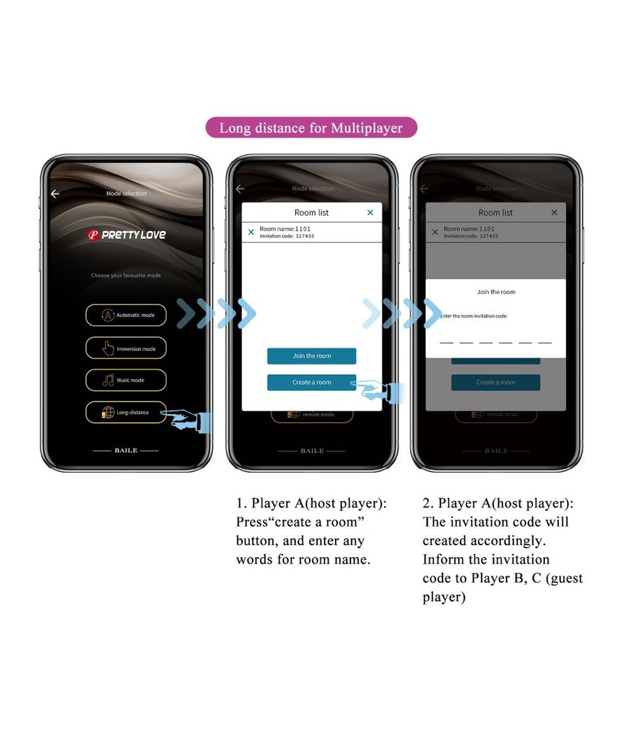 PRETTY LOVE - JAYLEEN VIBRATOR APP REMOTE CONTROL PURPLE