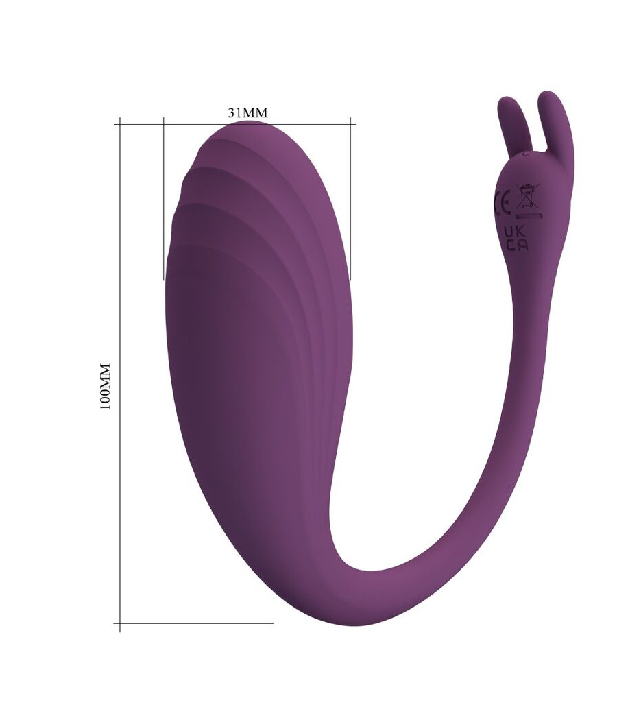 PRETTY LOVE - TÉLÉCOMMANDE CATALINA VIBRATOR APP VIOLET