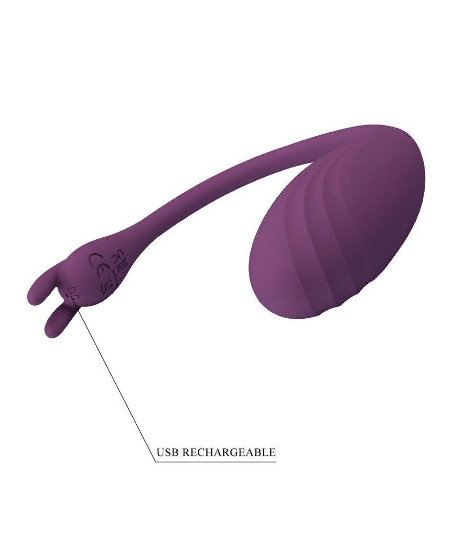 PRETTY LOVE - CATALINA VIBRADOR APP CONTROLE REMOTO ROXO