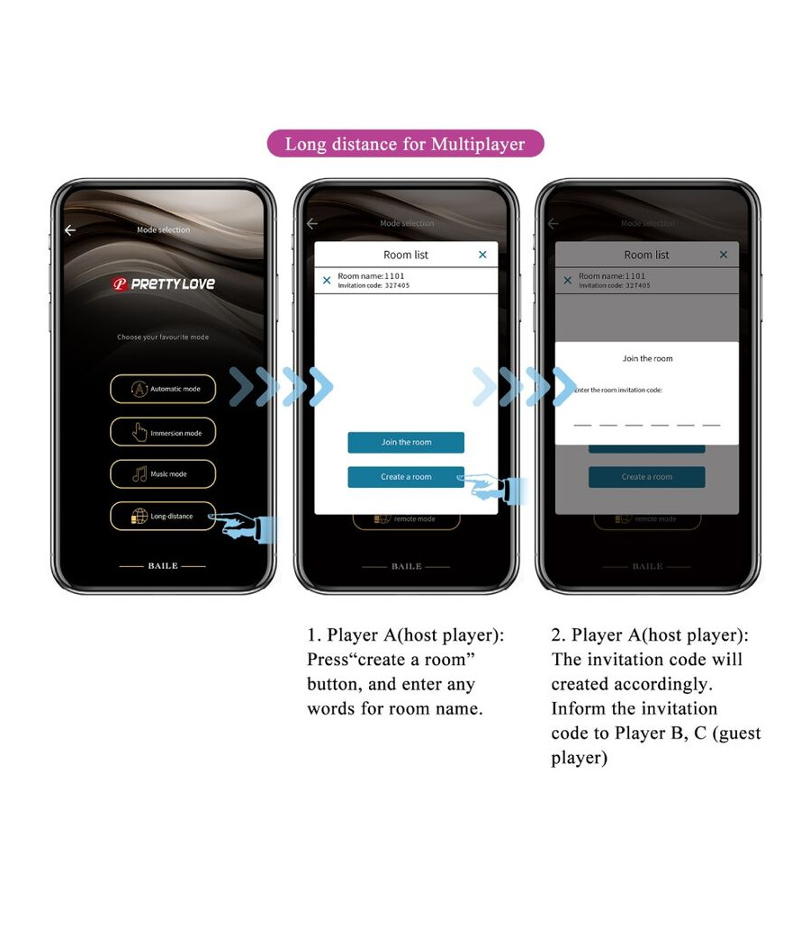 PRETTY LOVE - CATALINA VIBRADOR APP CONTROLE REMOTO ROXO