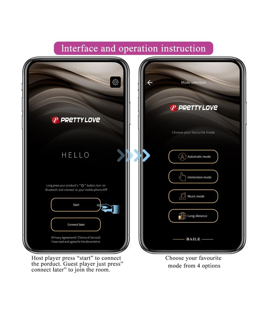 PRETTY LOVE - CATALINA VIBRATOR APP TELECOMANDO VIOLA