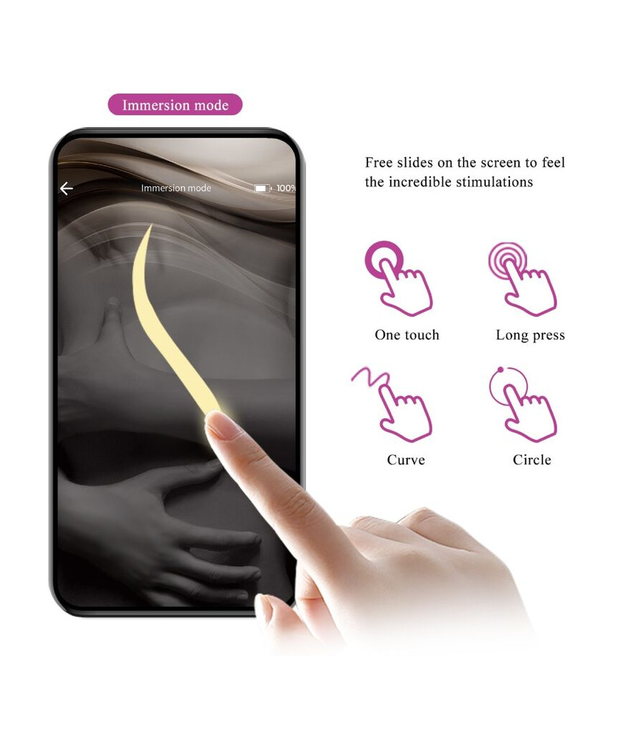 PRETTY LOVE - CATALINA VIBRADOR APP CONTROLE REMOTO ROXO