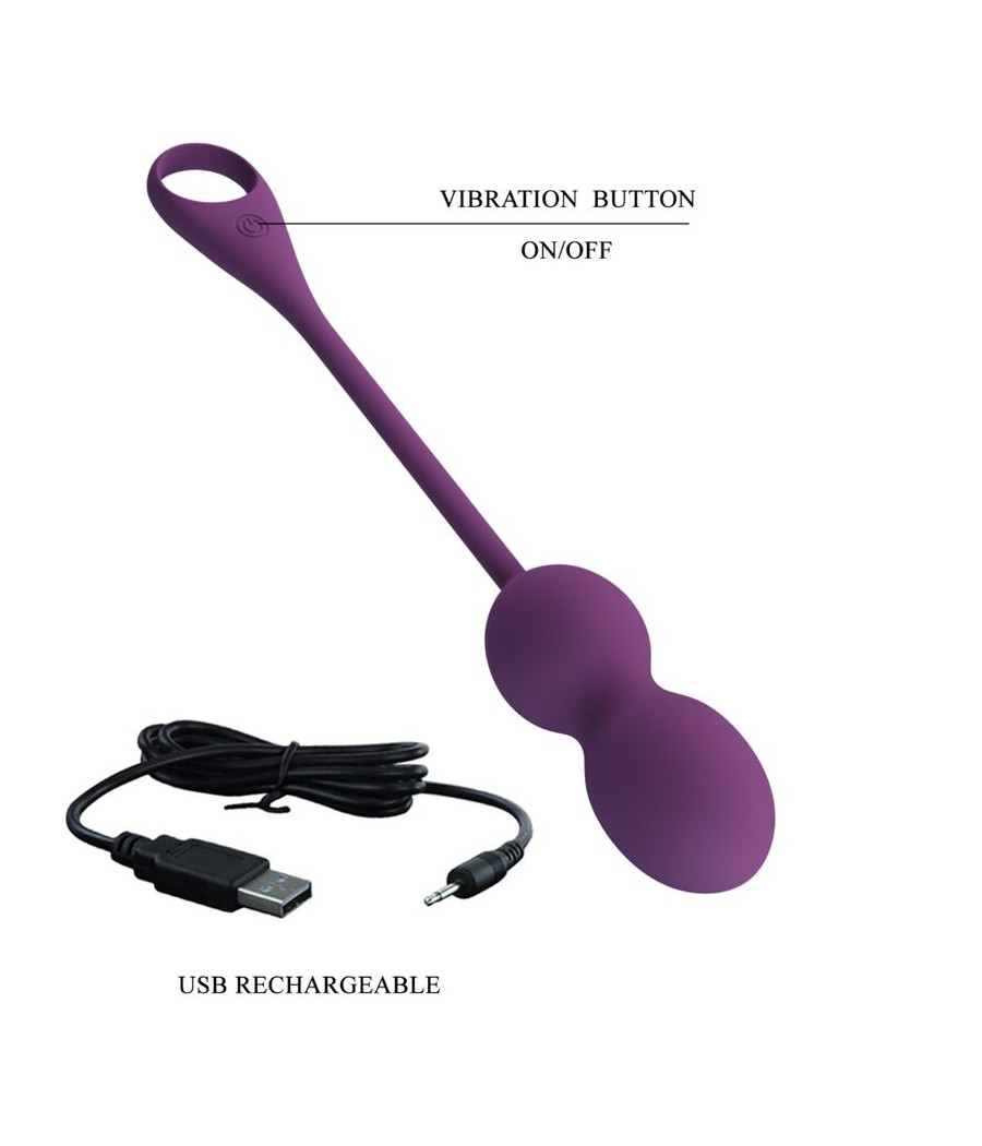 PRETTY LOVE - APP ELVIRA KEGEL BALLS TELECOMANDO VIOLA