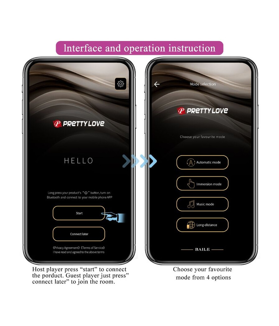 PRETTY LOVE - ELVIRA KEGEL BALLS APP FERNBEDIENUNG LILA