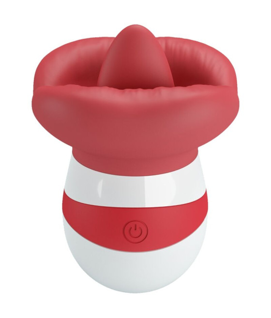 PRETTY LOVE - MINA STIMOLATORE DELLA LINGUA ROSSO CHIARO