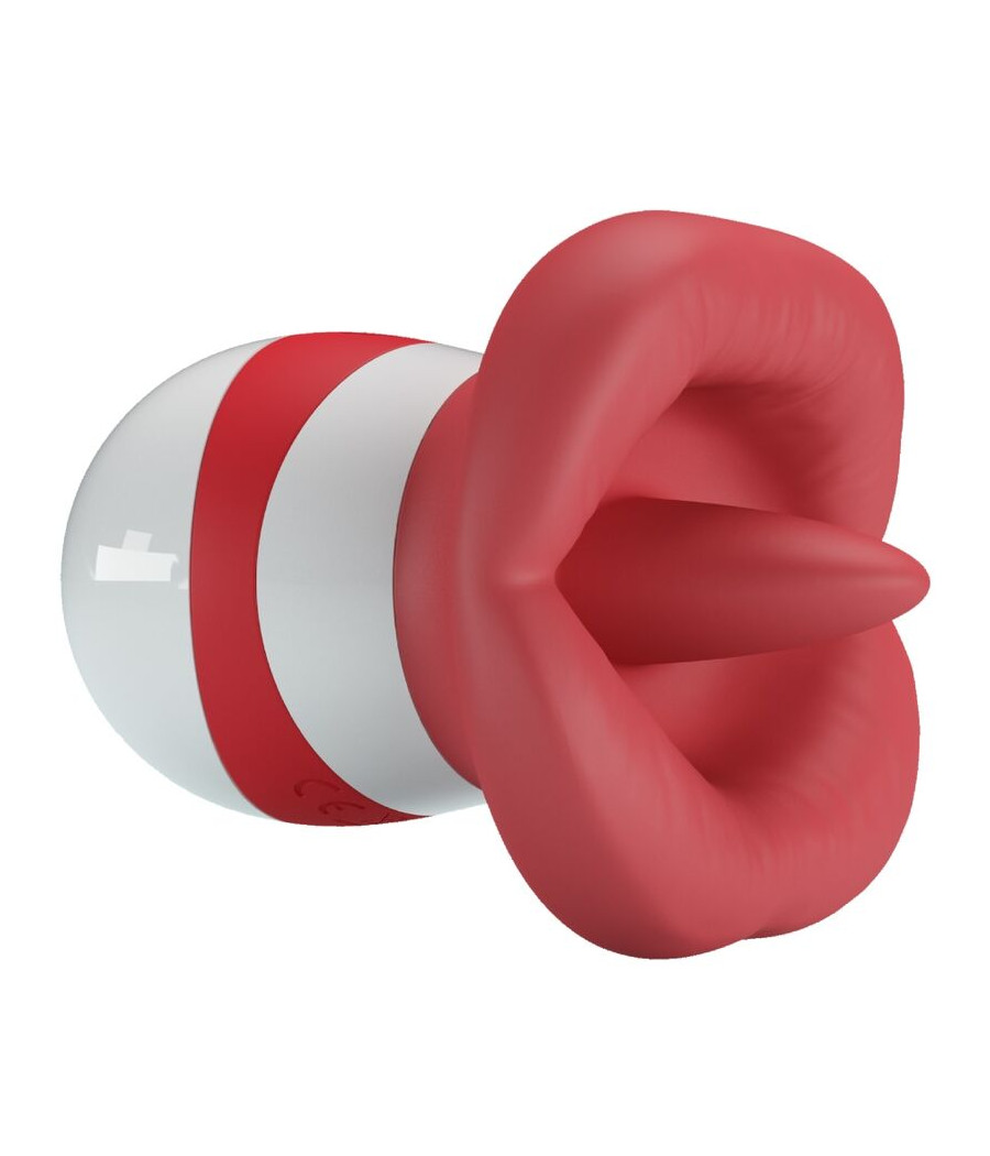 PRETTY LOVE - MINA STIMOLATORE DELLA LINGUA ROSSO CHIARO