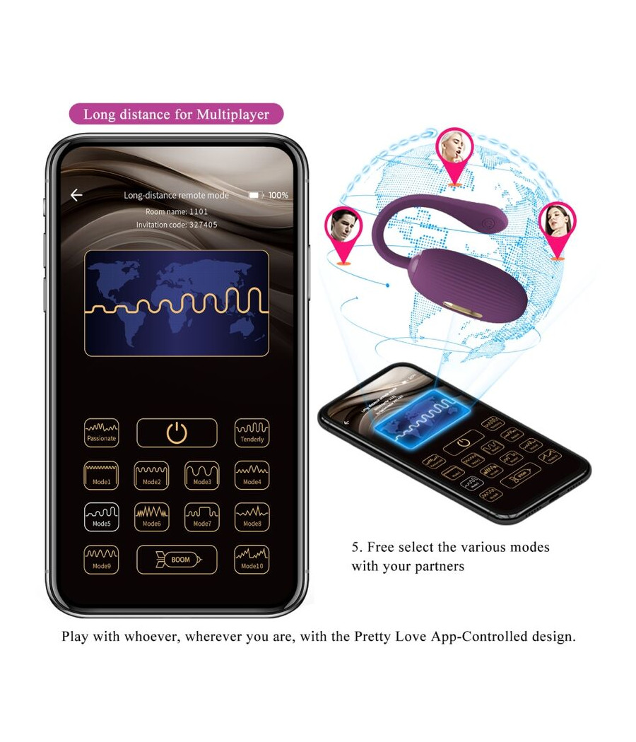 PRETTY LOVE - DOREEN OEUF VIBRANT RECHARGEABLE VIOLET