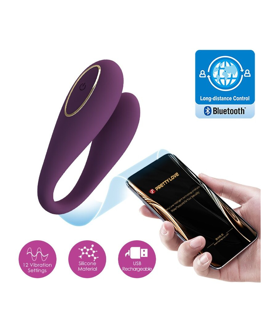 PRETTY LOVE - AUGUST REMOTE GLOBAL DOPPELT VERGNÜGEN VIBRATOR