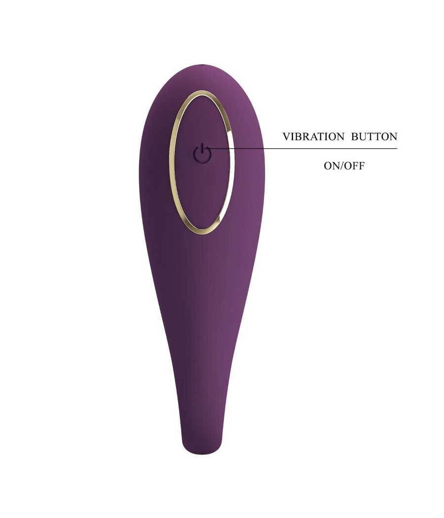PRETTY LOVE - AUGUST VIBRADOR DE PRAZER DUPLO GLOBAL REMOTO