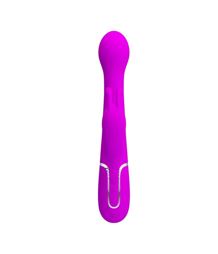 PRETTY LOVE - VIBRATORE DEJON RABBIT 3 IN 1 VIOLA MULTIFUNZIONE