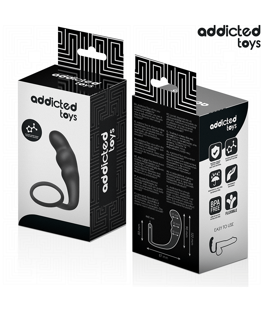 ADDICTED TOYS - PLUG ANAL AVEC ANNEAU MODÈLE 4