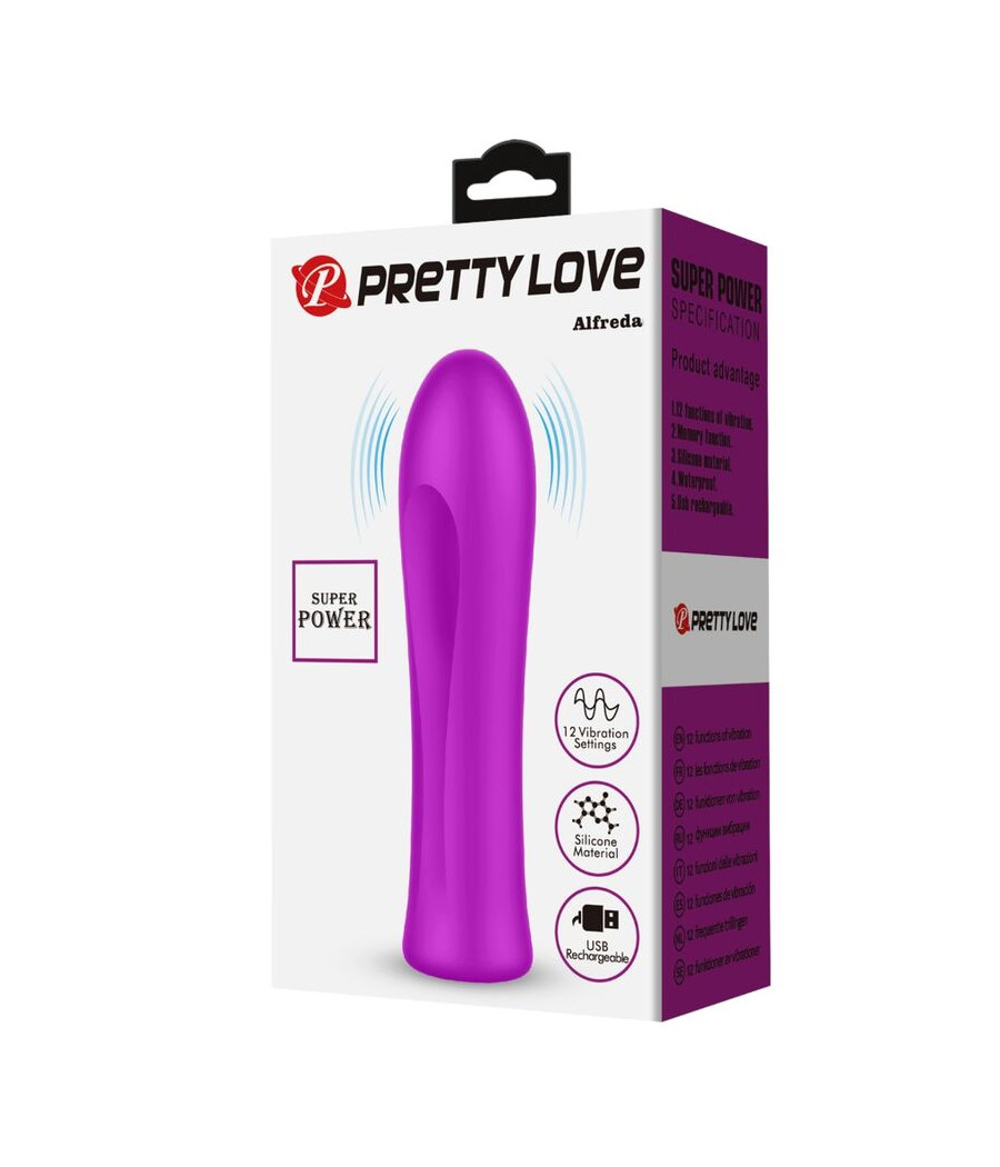 PRETTY LOVE - ALFREDA SUPER POWER VIBRATOR VIOLET