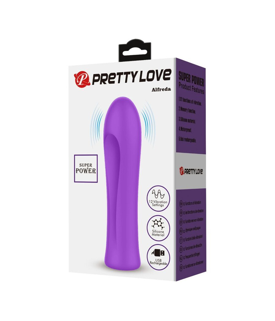PRETTY LOVE - ALFREDA SUPER POWER VIBRATOR AQUA LILA