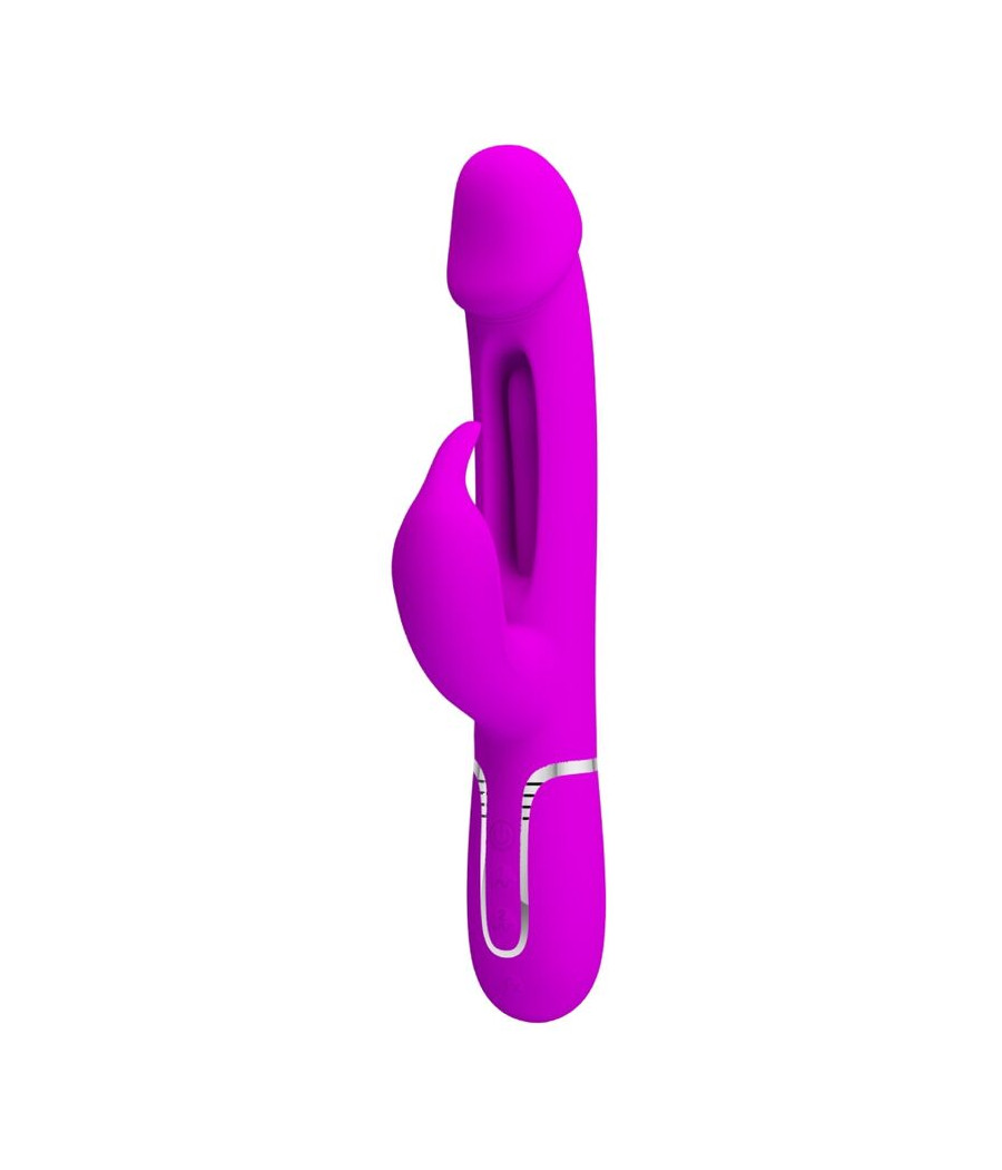 PRETTY LOVE - DEJON RABBIT VIBRATOR 3 IN 1 MULTIFUNKTIONS FUCSIA