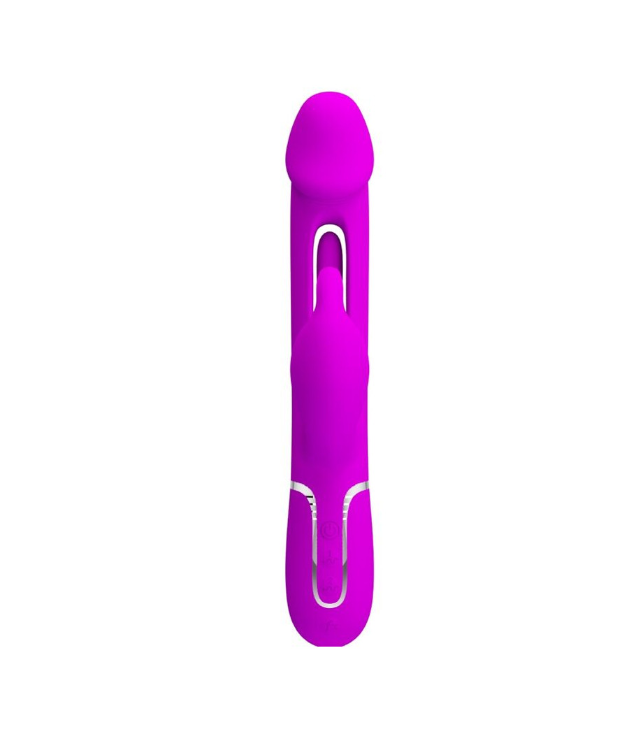 PRETTY LOVE - DEJON RABBIT VIBRATOR 3 IN 1 MULTIFUNKTIONS FUCSIA