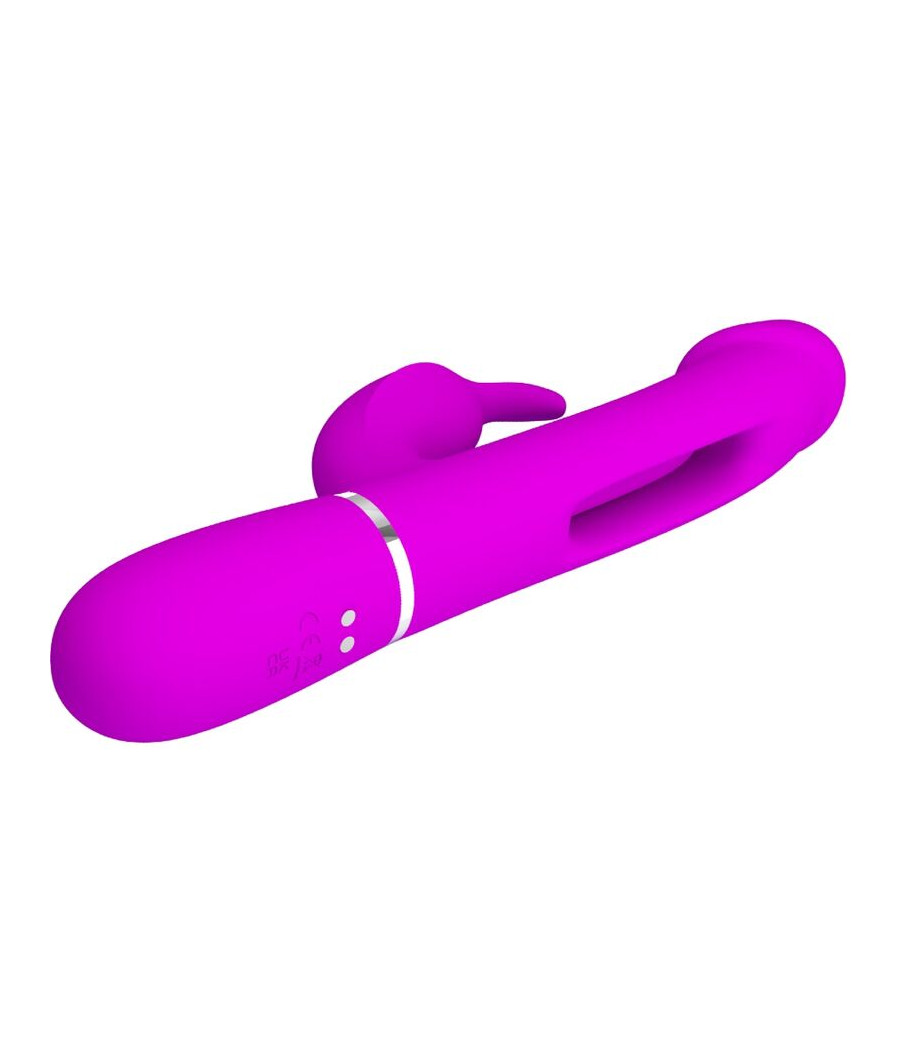 PRETTY LOVE - DEJON RABBIT VIBRATOR 3 IN 1 MULTIFUNKTIONS FUCSIA