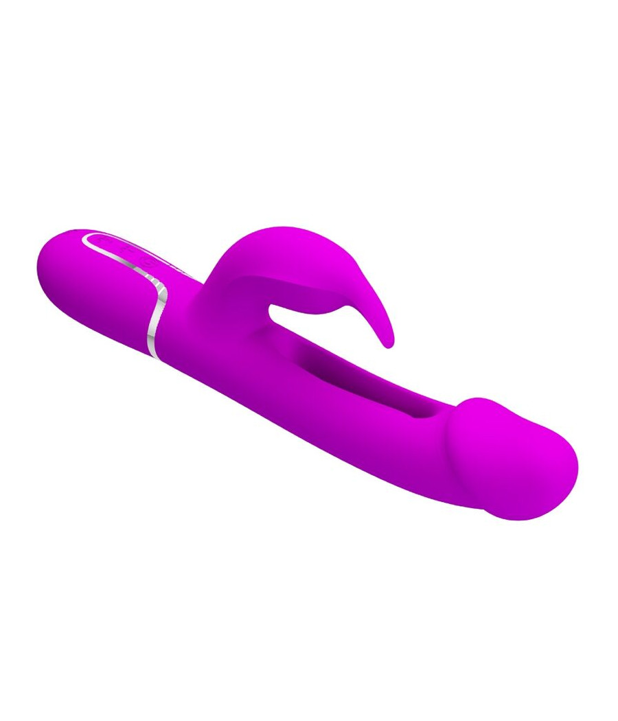PRETTY LOVE - DEJON RABBIT VIBRATOR 3 IN 1 MULTIFUNKTIONS FUCSIA