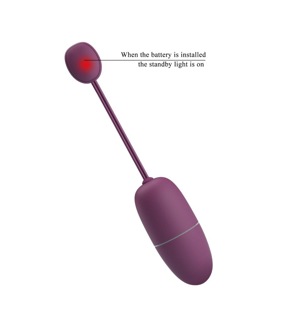 PRETTY LOVE - NYMPH VIBRATING EGG APP CONTROLLED LILA