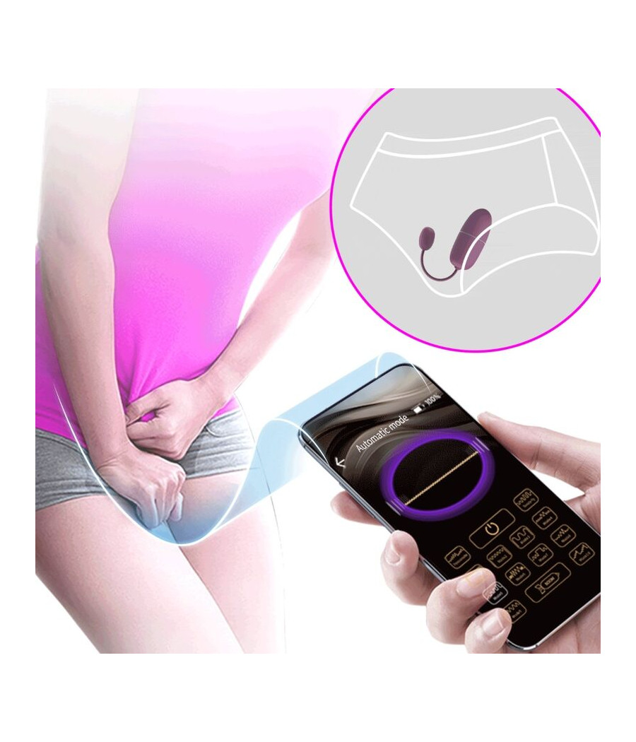 PRETTY LOVE - NYMPH VIBRATING EGG APP CONTROLLED LILA