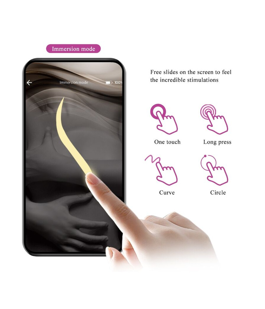 PRETTY LOVE - NYMPH VIBRIERENDES EI APP-GESTEUERT LILA