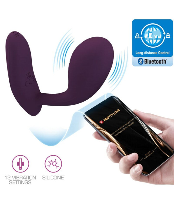 PRETTY LOVE - BAIRD G-SPOT 12 VIBRATIONS RECHARGEABLE LILA APP