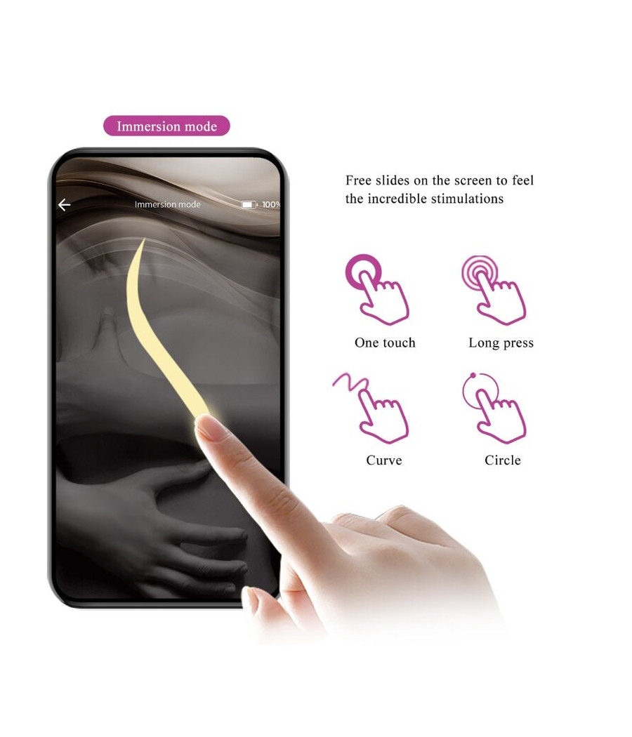 PRETTY LOVE - BAIRD G-SPOT 12 VIBRAÇÕES RECARREGÁVEL LILA APP