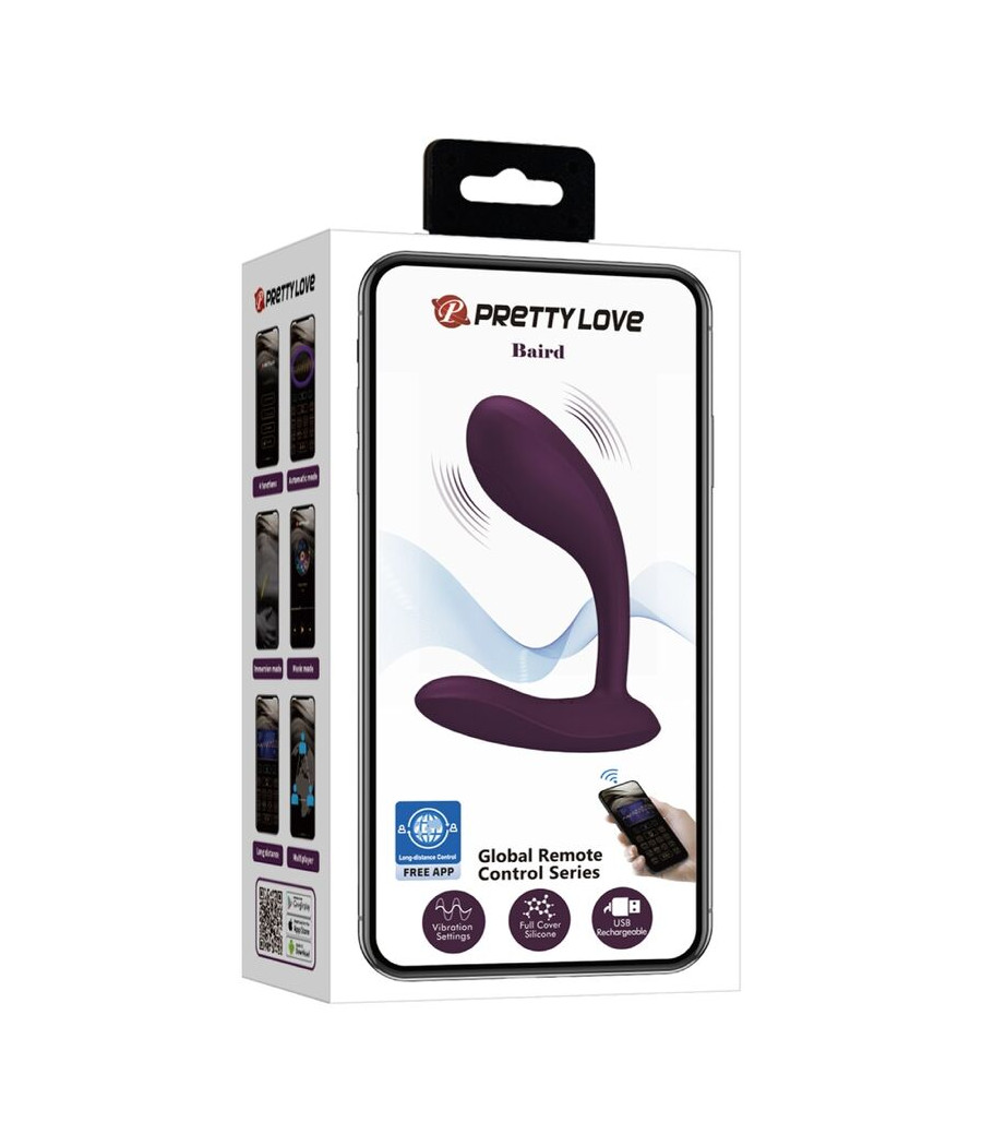 PRETTY LOVE - BAIRD G-SPOT 12 VIBRAZIONI RICARICABILE APP LILA