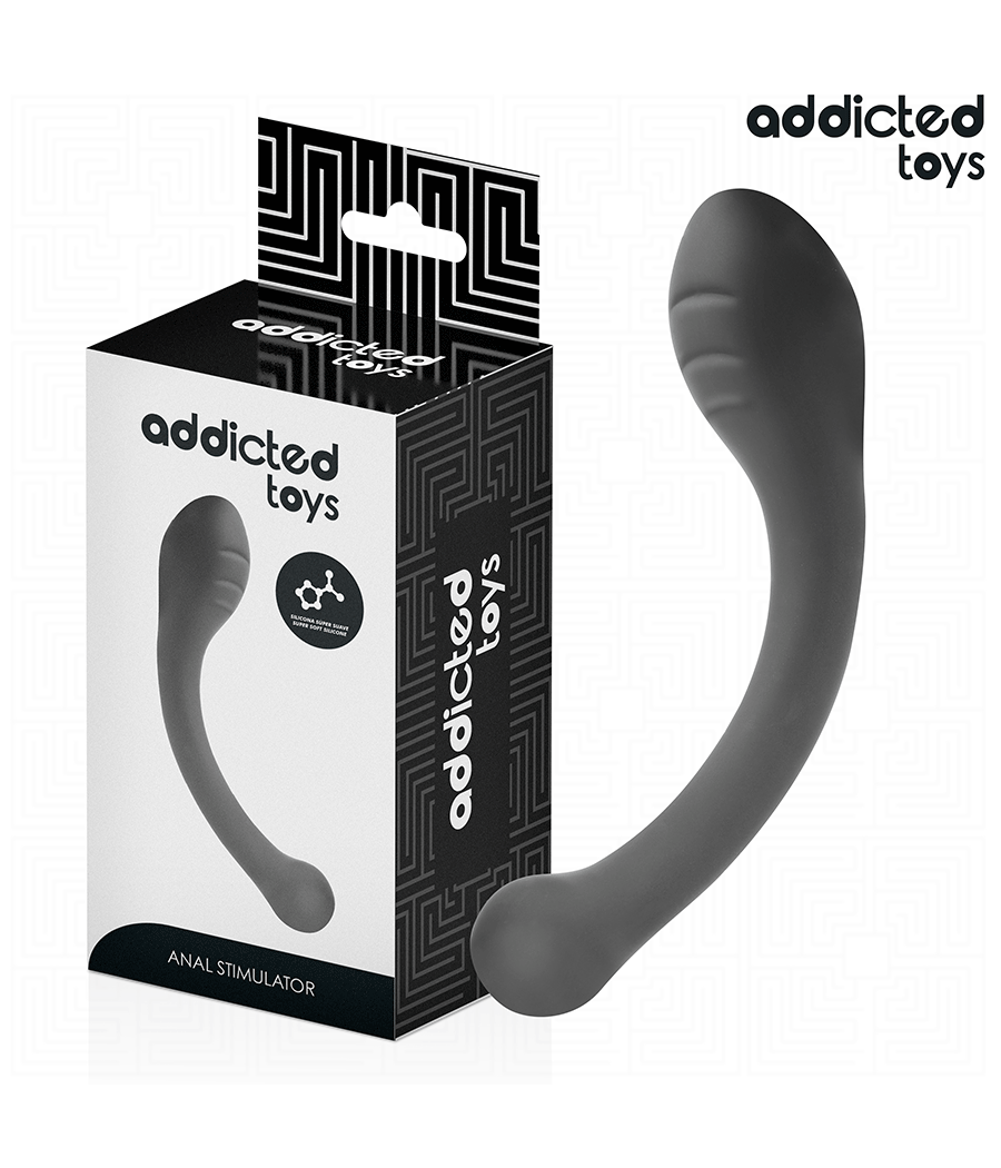 ADDICTED TOYS - ESTIMULADOR ANAL DOBLE SILICONA 18 CM