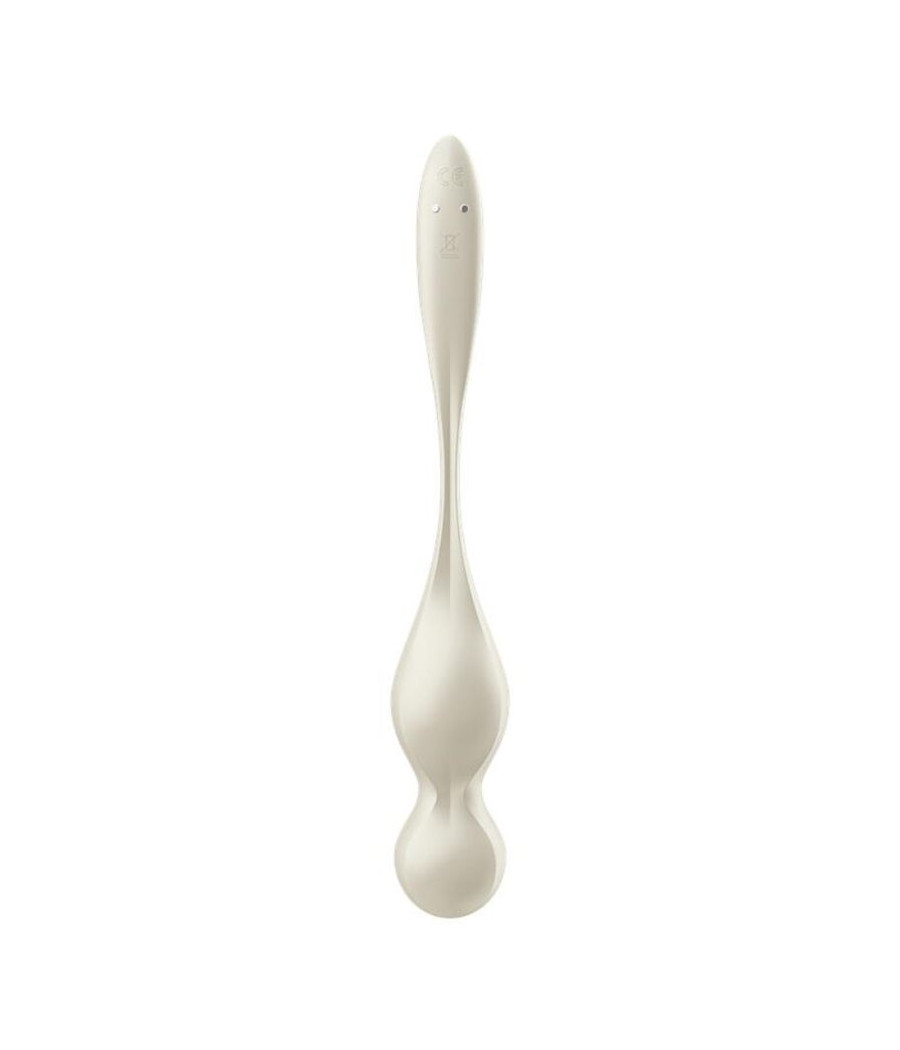 SATISFYER - LOVE BIRDS BOLAS KEGEL VIBRADORAS BLANCO