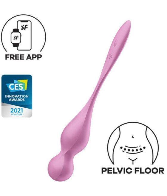 SATISFYER - LOVE BIRDS VIBRIERENDE KEGEL-KUGELN ROSA