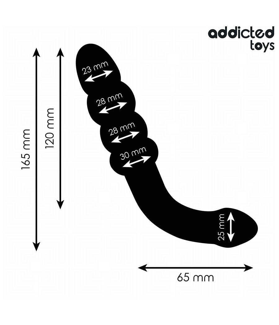 ADDICTED TOYS - MASSAGGIATORE DOPPIO 16,5 CM