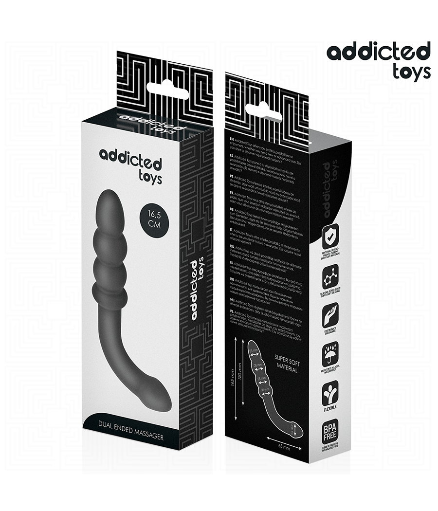 ADDICTED TOYS - DOPPELMASSAGER 16,5 CM