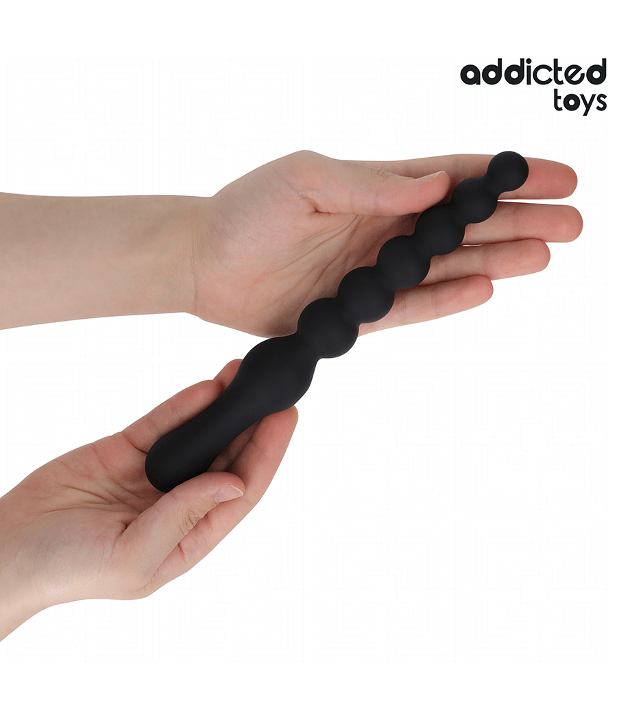 ADDICTED TOYS - DOUBLE ANAL MASSAGER SILICONE 24 CM