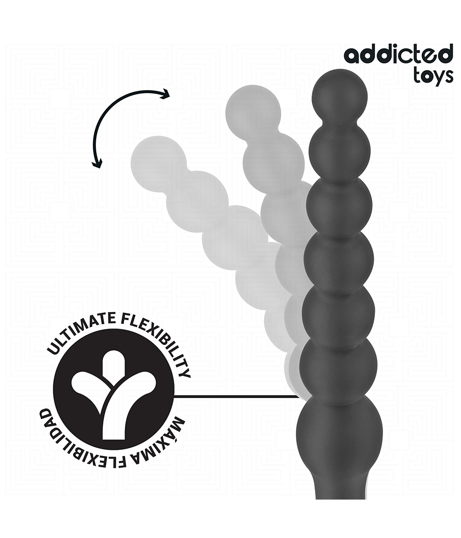 ADDICTED TOYS - DOUBLE ANAL MASSAGER SILICONE 24 CM