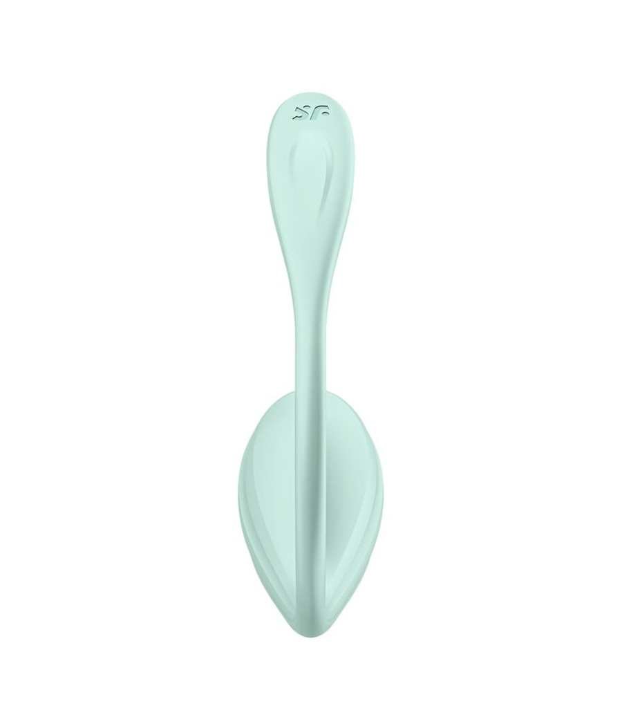SATISFYER - STIMOLATORE PUNTO G PETALE LISCIO VERDE ACQUA APP GRATUITA