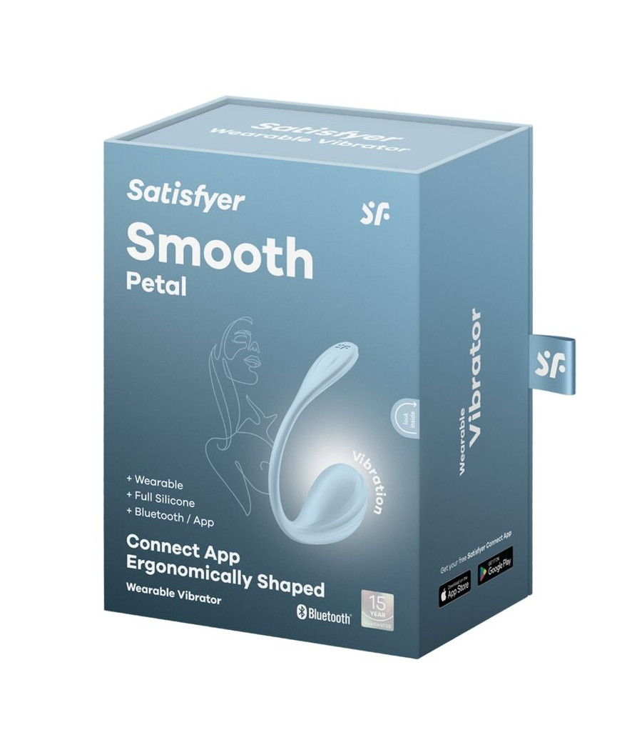SATISFYER - ESTIMULADOR DE PONTO G DE PÉTALA LISA CÉU AZUL APLICATIVO GRATUITO