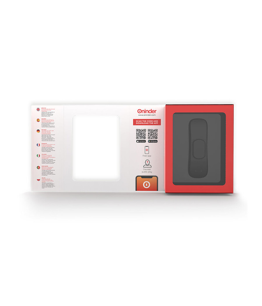 ONINDER - MANILA PANTY RECHARGEABLE VIBRATOR 9 SPEED 9.6 CM X 2.6 CM - FREE APP