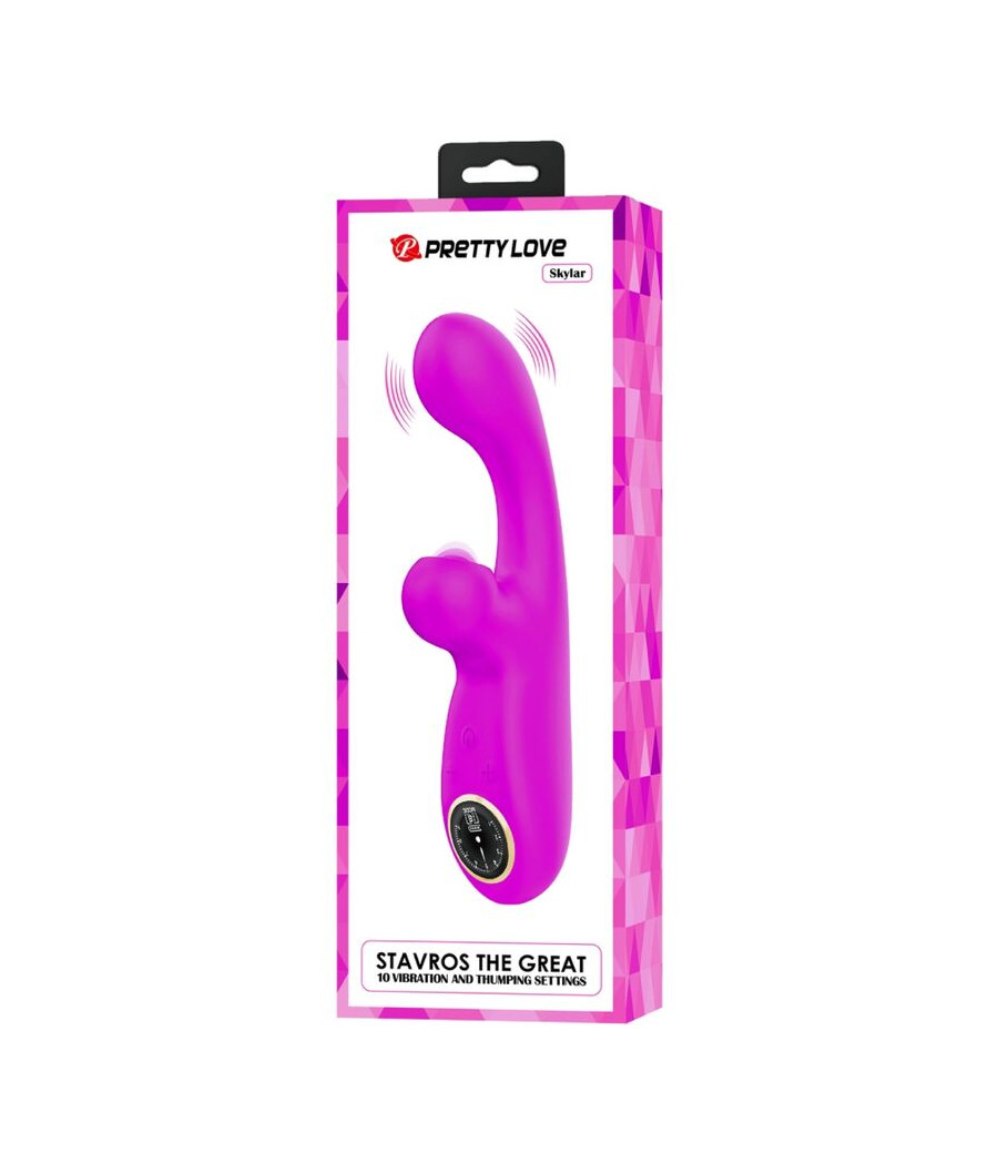 PRETTY LOVE - SKYLAR PURPLE STIMULATOR VIBRATOR