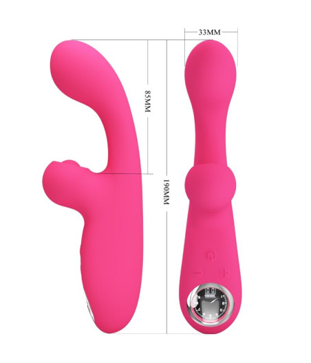 PRETTY LOVE - SKYLAR PINK STIMULATOR VIBRATOR