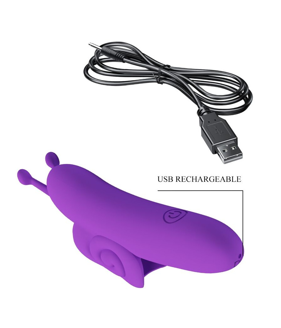 PRETTY LOVE - SNAIL POWERFUL PURPLE FINGER STIMULATOR